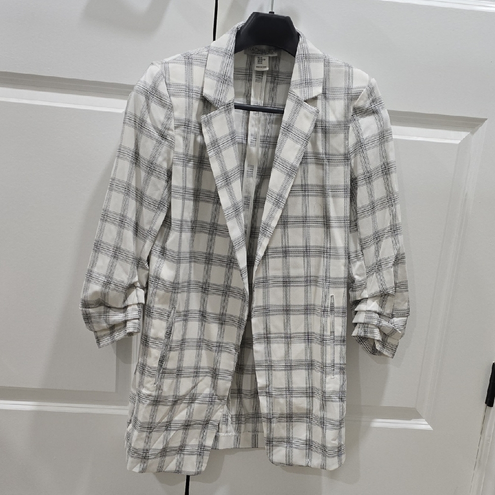 Rachel Zoe Plaid Women's Semi Formal Jacket